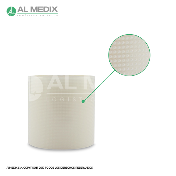Esparadrapo Plástico Tipo Transpore 2inX10yds (5cmx9.14m) Transparente MedPride